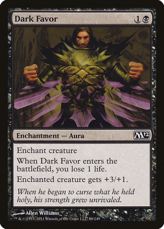 Dark Favor [Core Set 2012] [Foil]