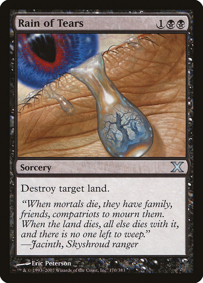 Rain of Tears [Tenth Edition] [Foil]