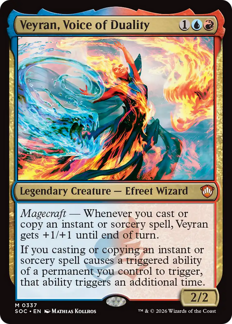 Veyran, Voice of Duality [Secrets of Strixhaven Commander] [Foil]