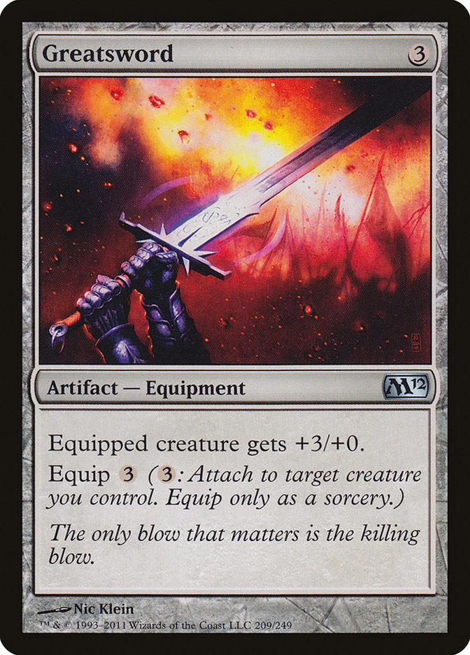 Greatsword [Core Set 2012] [Foil]