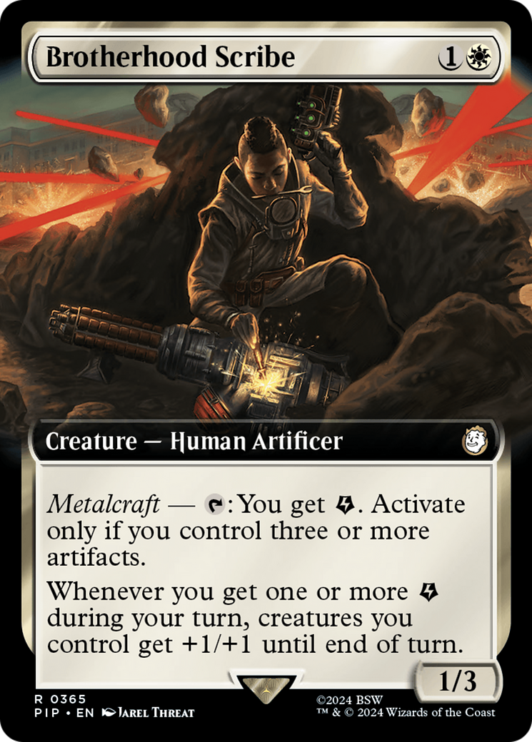 Brotherhood Scribe (Extended Art) [Fallout] [Foil]