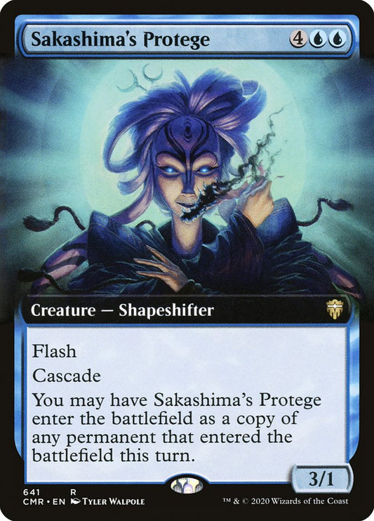 Sakashima's Protege (Extended Art) [Commander Legends] [Foil]