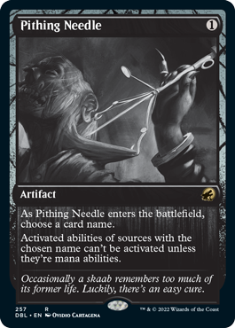 Pithing Needle [Innistrad: Double Feature] [Foil]
