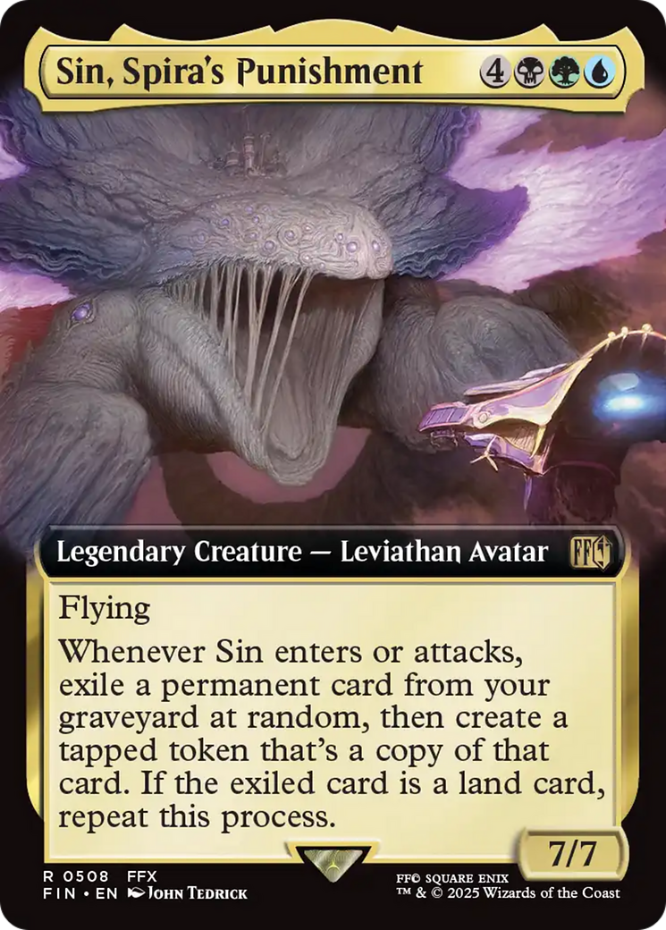 Sin, Spira's Punishment (Extended Art) [FINAL FANTASY] [Foil]