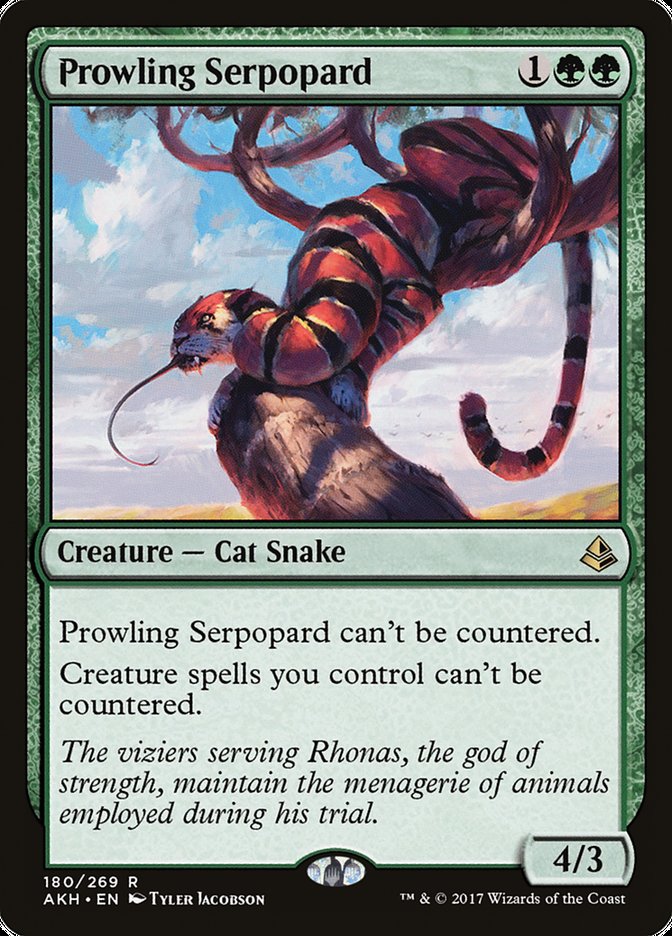 Prowling Serpopard [Amonkhet] [Foil]