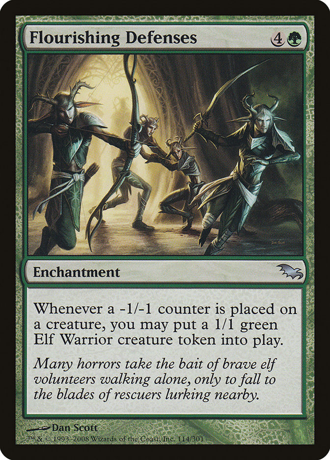 Flourishing Defenses [Shadowmoor] [Foil]