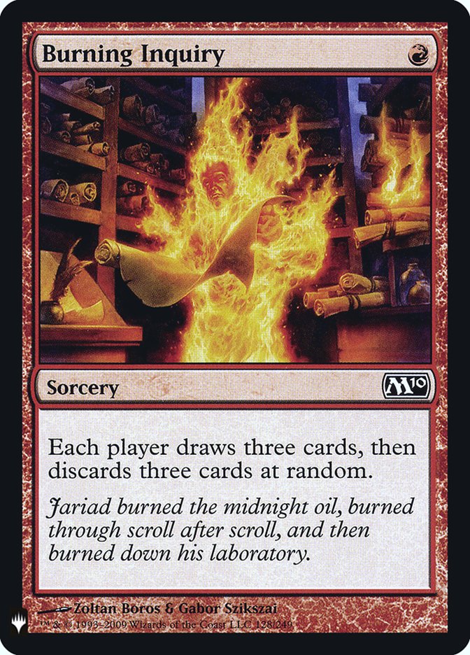 Burning Inquiry [Mystery Booster] [Foil]