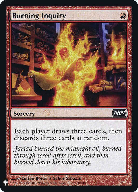 Burning Inquiry [Mystery Booster] [Foil]