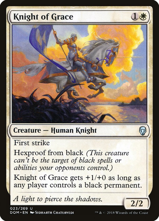 Knight of Grace [Dominaria] [Foil]
