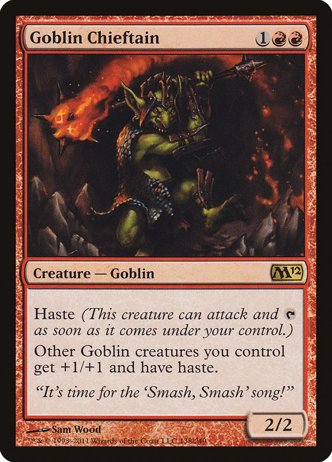 Goblin Chieftain [Core Set 2012] [Foil]