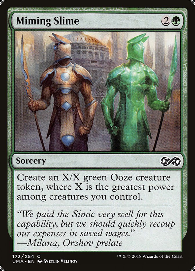 Miming Slime [Ultimate Masters] [Foil]