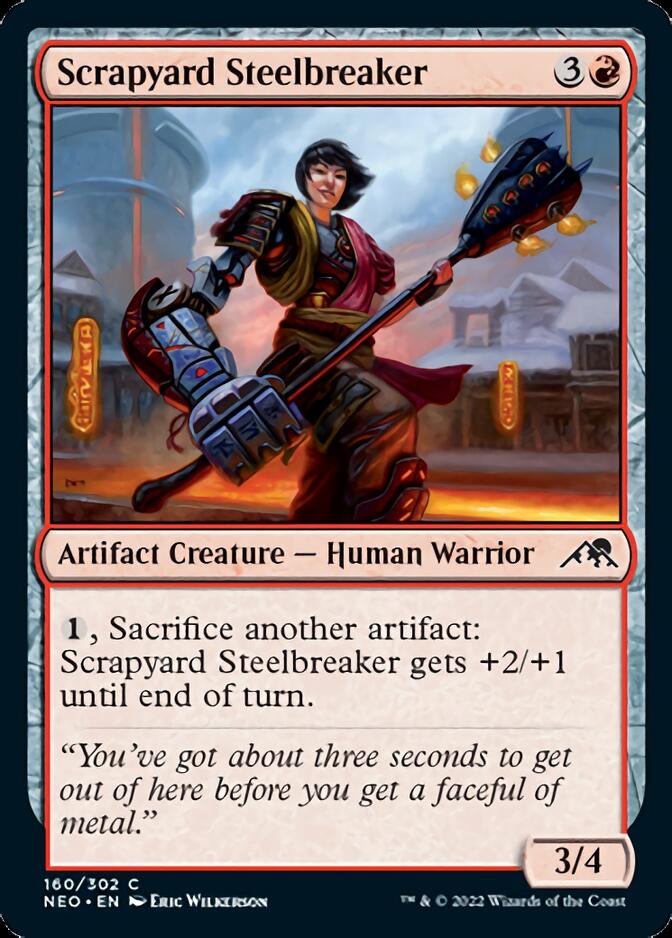 Scrapyard Steelbreaker [Kamigawa: Neon Dynasty] [Foil]
