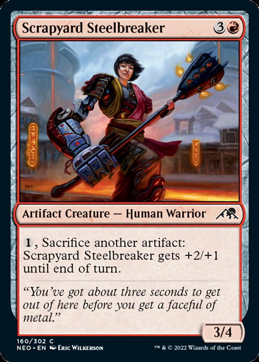 Scrapyard Steelbreaker [Kamigawa: Neon Dynasty] [Foil]