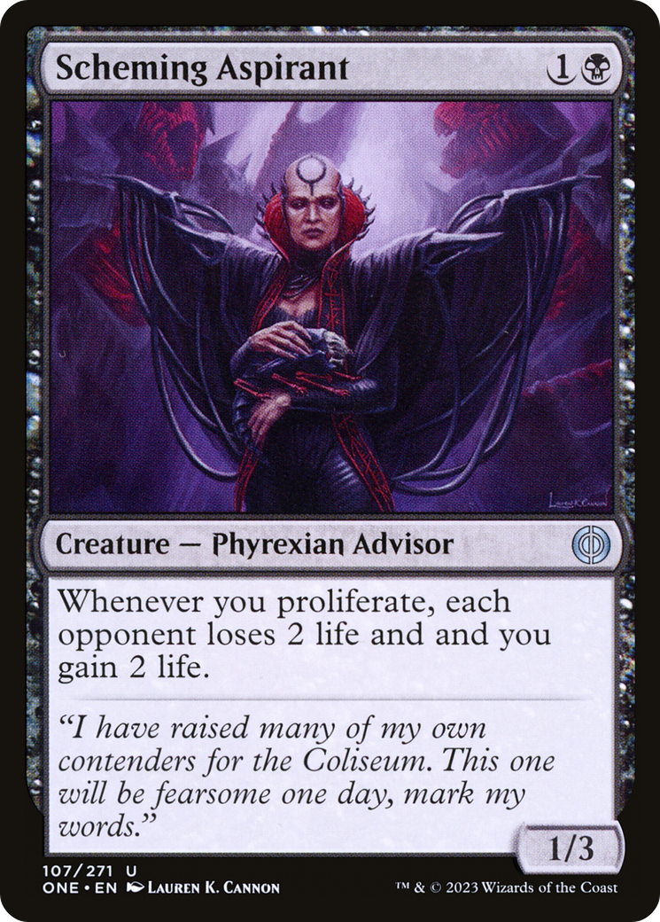 Scheming Aspirant [Phyrexia: All Will Be One] [Foil]