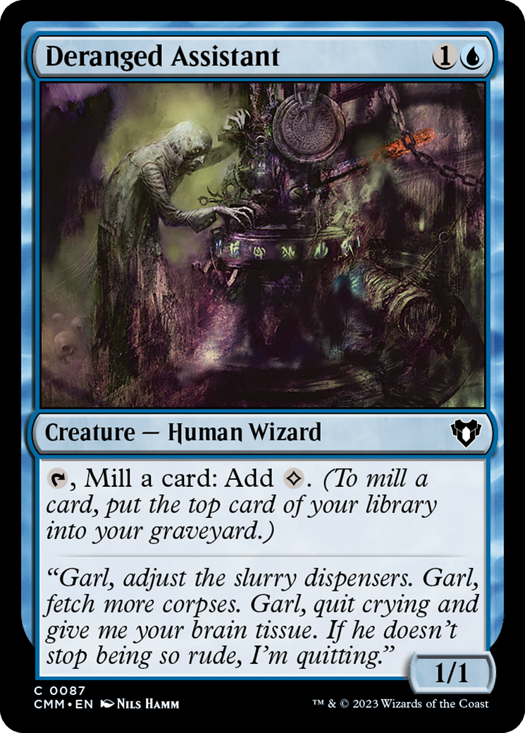 Deranged Assistant [Commander Masters] [Foil]