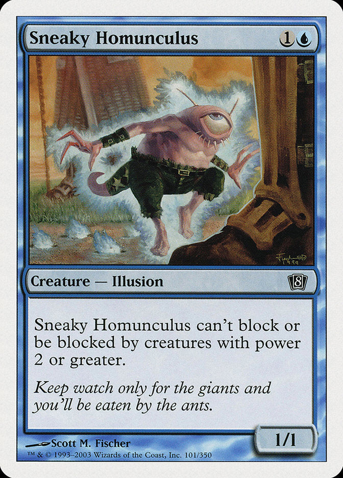Sneaky Homunculus [Eighth Edition] [Foil]