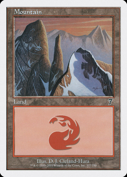 Mountain (337) [Seventh Edition] [Foil]
