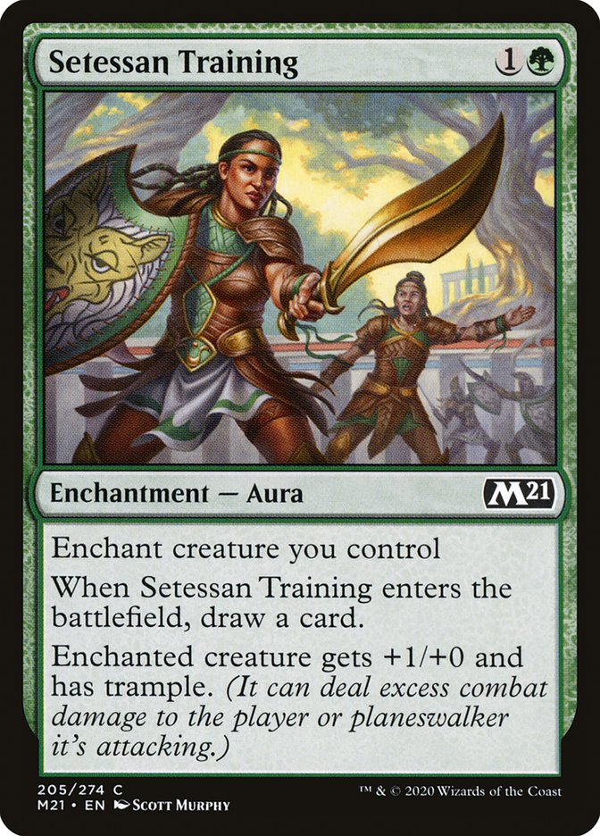 Setessan Training [Core Set 2021] [Foil]