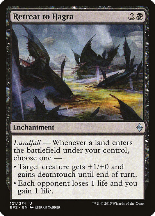 Retreat to Hagra [Battle for Zendikar] [Foil]