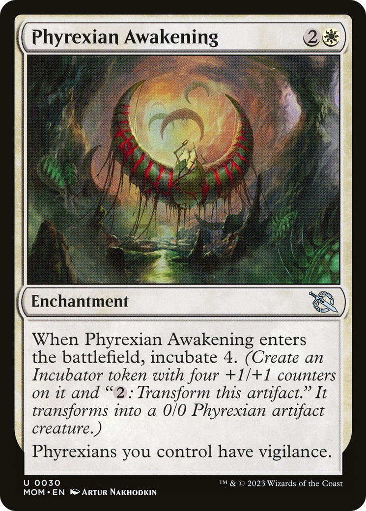 Phyrexian Awakening [March of the Machine] [Foil]