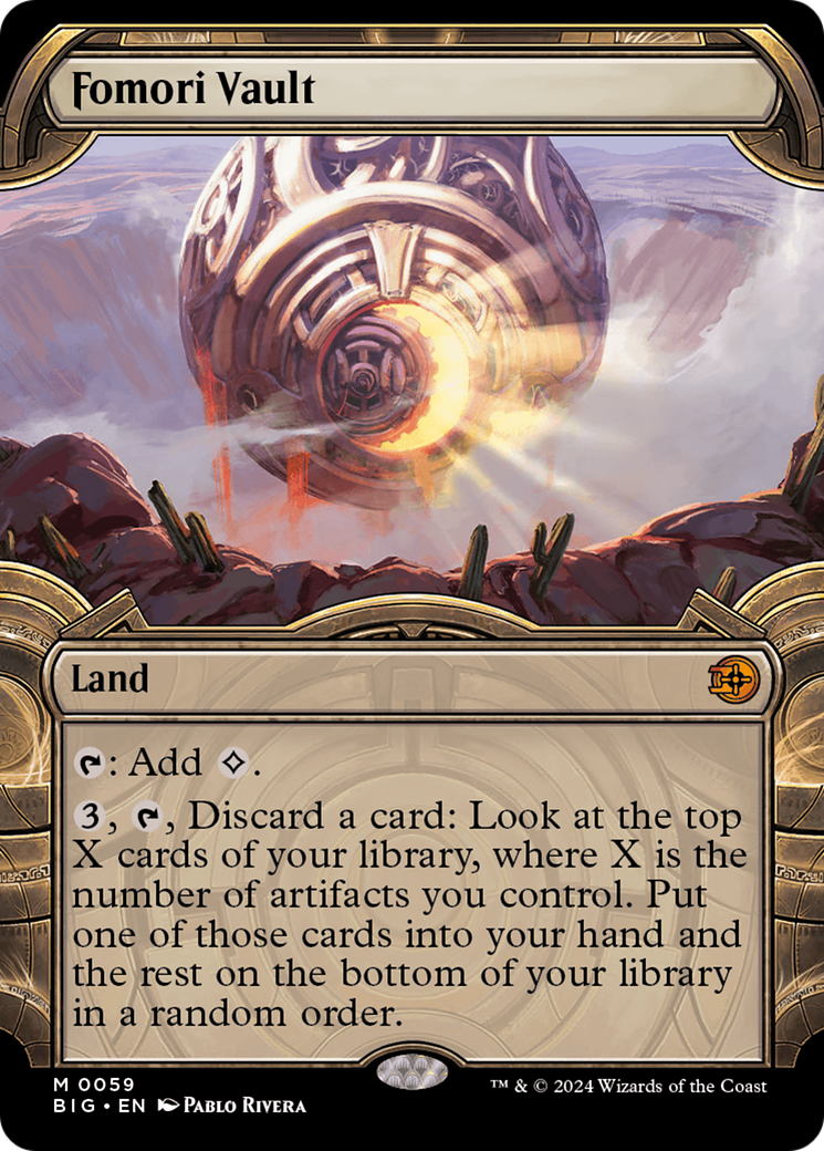 Fomori Vault (Showcase) [Outlaws of Thunder Junction: The Big Score] [Foil]