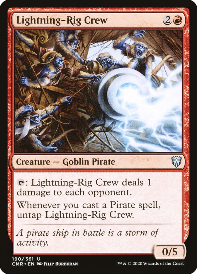 Lightning-Rig Crew [Commander Legends] [Foil]