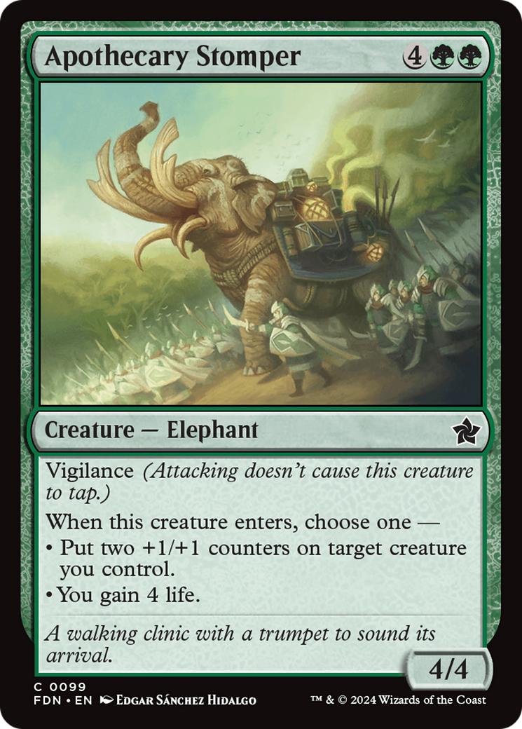 Apothecary Stomper [Foundations] [Foil]