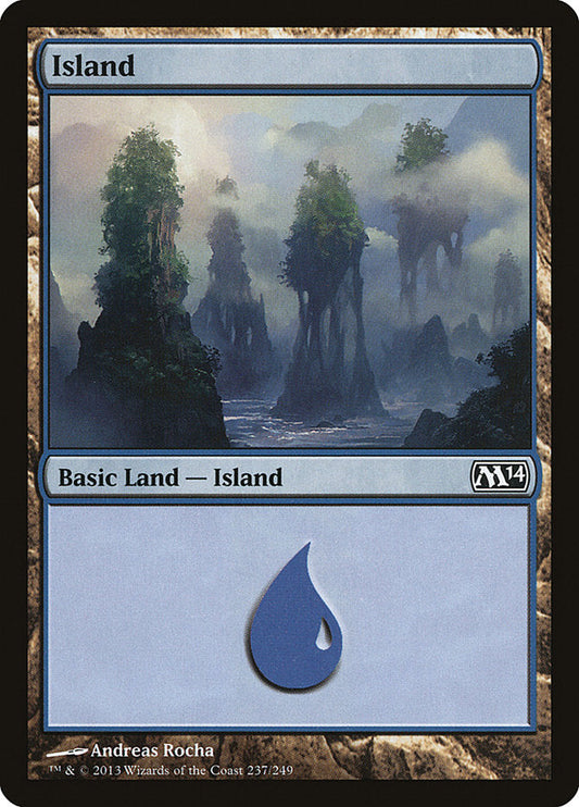 Island (237) [Core Set 2014] [Foil]