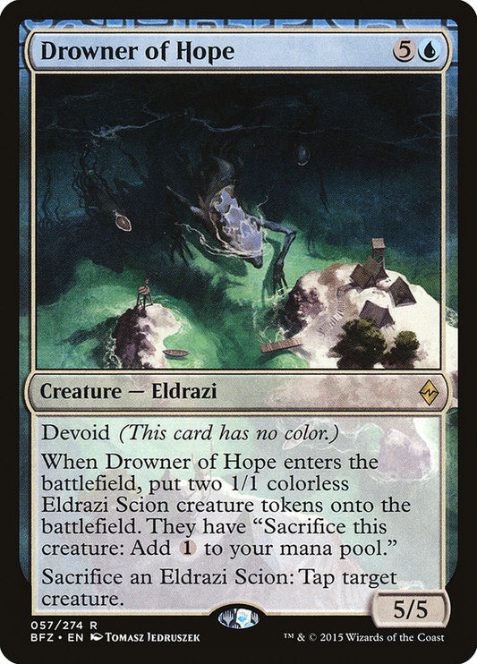 Drowner of Hope [Battle for Zendikar] [Foil]
