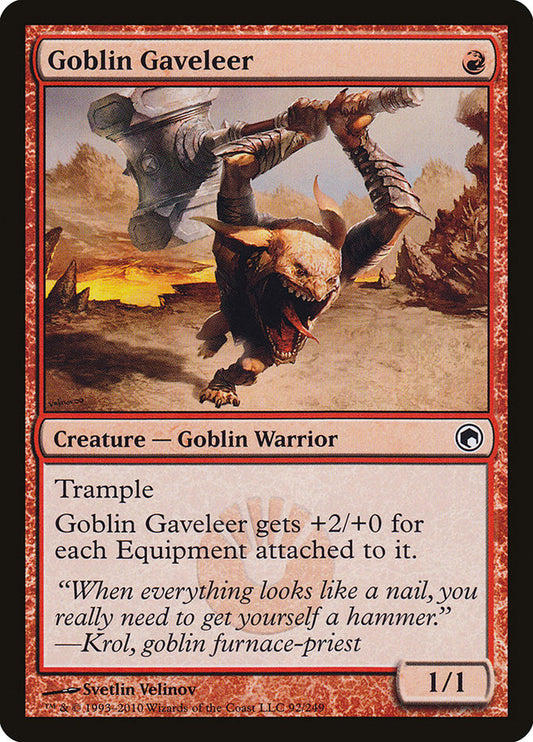 Goblin Gaveleer [Scars of Mirrodin] [Foil]