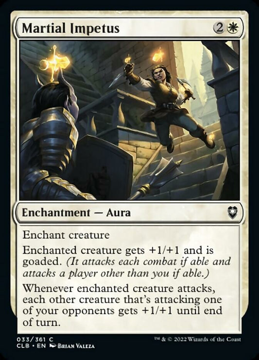 Martial Impetus [Commander Legends: Battle for Baldur's Gate] [Foil]