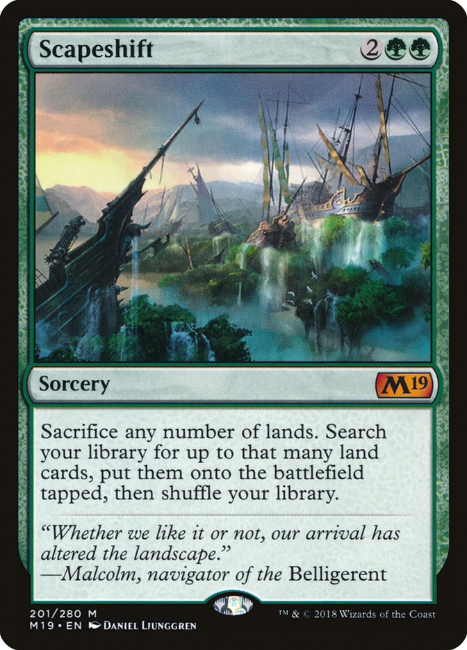 Scapeshift [Core Set 2019] [Foil]