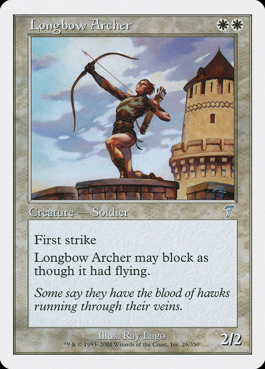 Longbow Archer [Seventh Edition] [Foil]