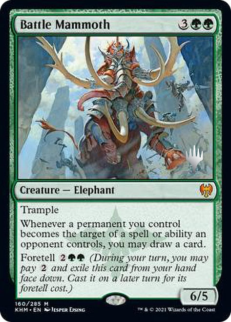 Battle Mammoth (Promo Pack) [Kaldheim Promos] [Foil]