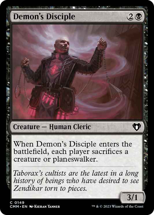 Demon's Disciple [Commander Masters] [Foil]