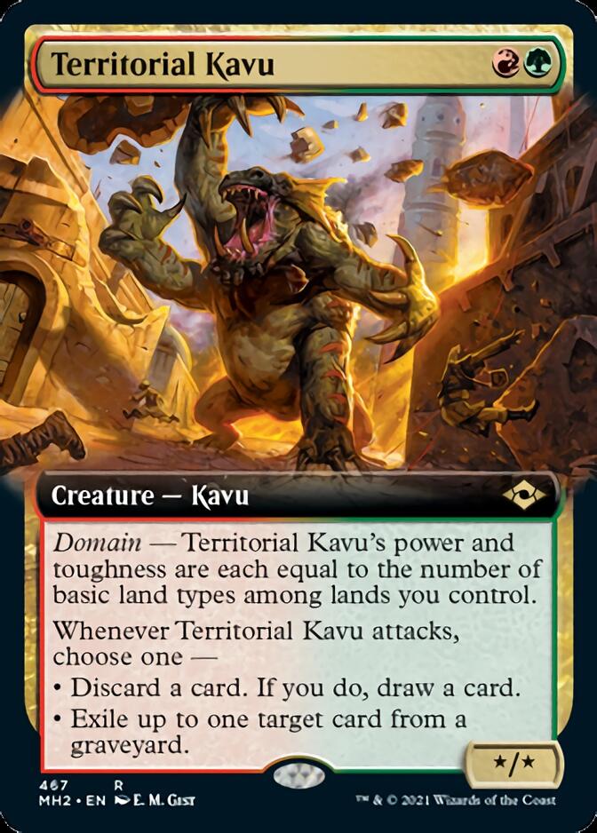 Territorial Kavu (Extended Art) [Modern Horizons 2] [Foil]