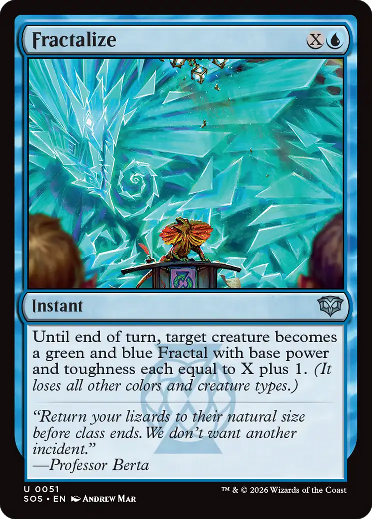 Fractalize [Secrets of Strixhaven] [Foil]