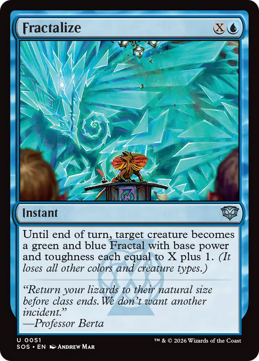 Fractalize [Secrets of Strixhaven] [Foil]
