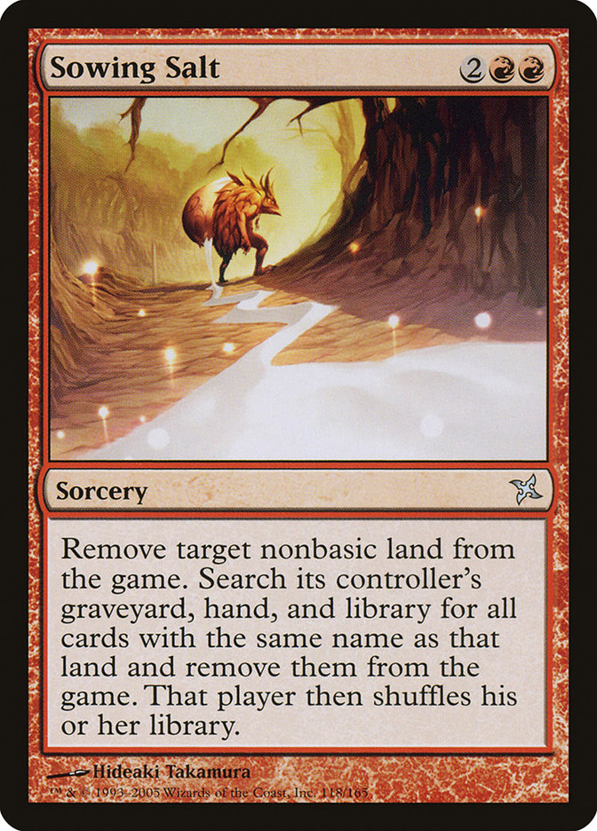 Sowing Salt [Betrayers of Kamigawa] [Foil]