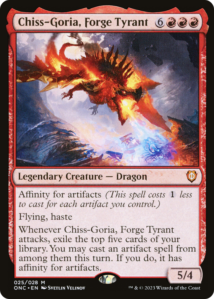 Chiss-Goria, Forge Tyrant [Phyrexia: All Will Be One Commander] [Foil]