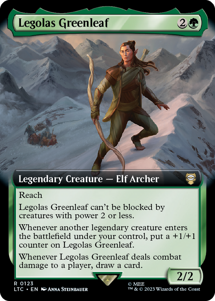 Legolas Greenleaf (Extended Art) [The Lord of the Rings: Tales of Middle-Earth Commander] [Foil]