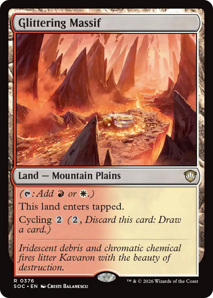 Glittering Massif [Secrets of Strixhaven Commander] [Foil]