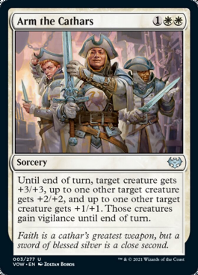 Arm the Cathars [Innistrad: Crimson Vow] [Foil]