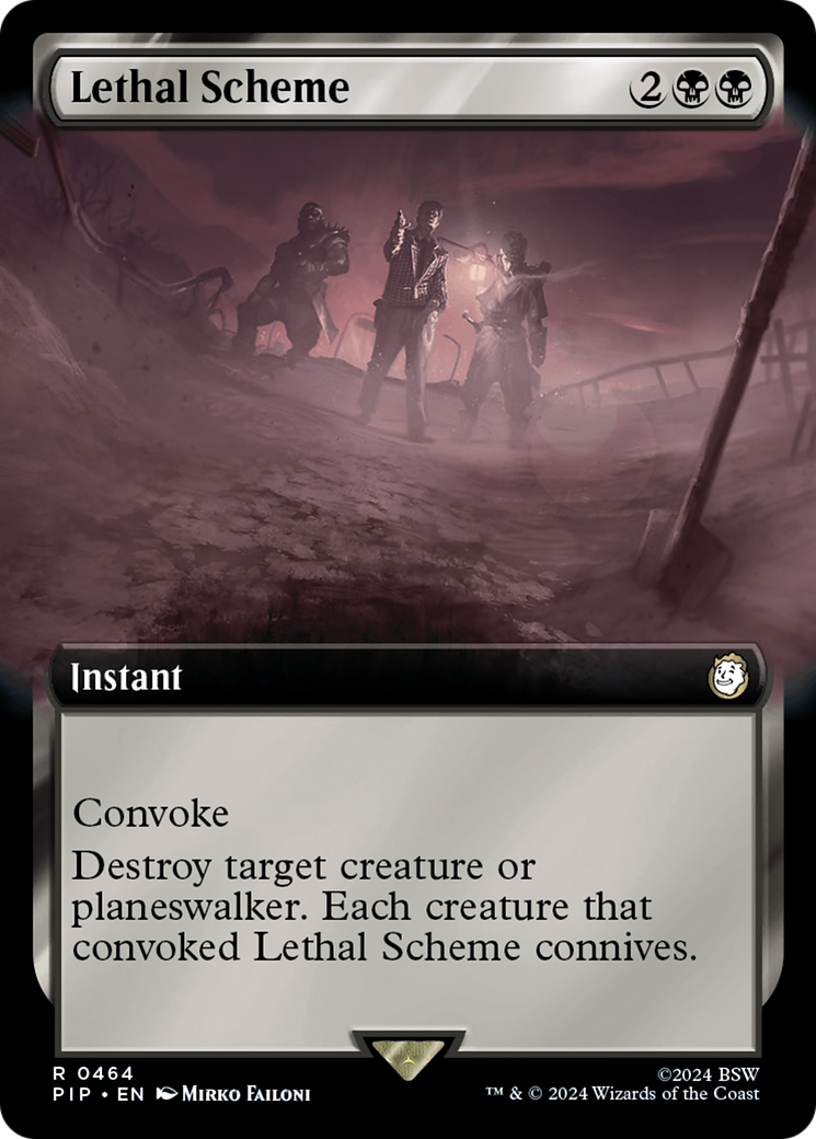 Lethal Scheme (Extended Art) [Fallout] [Foil]
