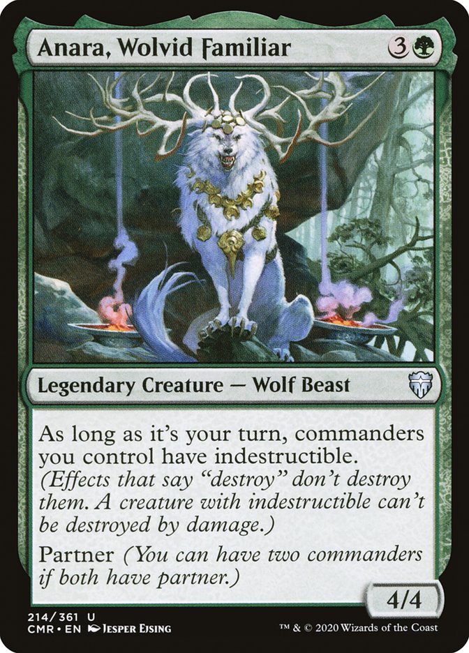 Anara, Wolvid Familiar [Commander Legends] [Foil]