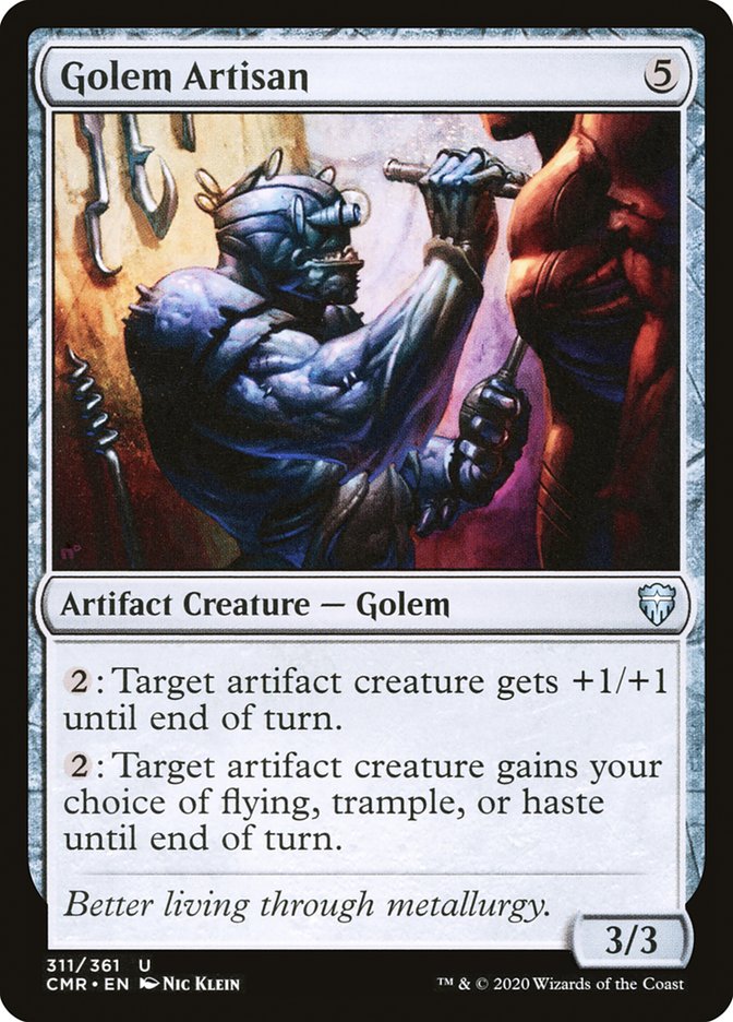 Golem Artisan [Commander Legends] [Foil]