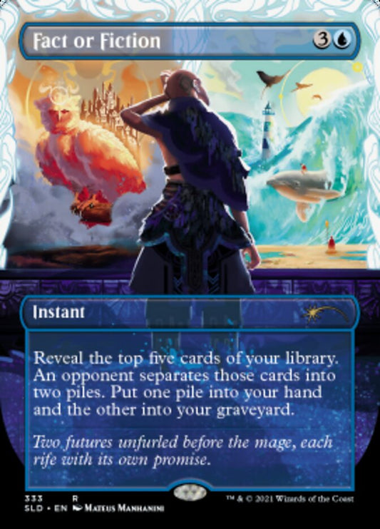 Fact or Fiction (Borderless) [Secret Lair Drop Series] [Foil]