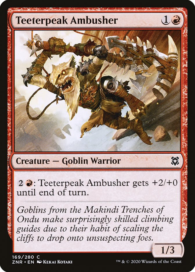 Teeterpeak Ambusher [Zendikar Rising] [Foil]