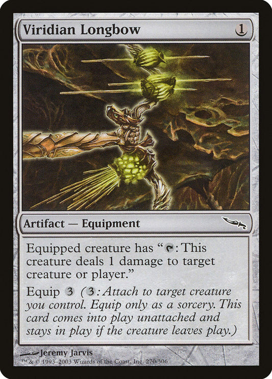 Viridian Longbow [Mirrodin] [Foil]