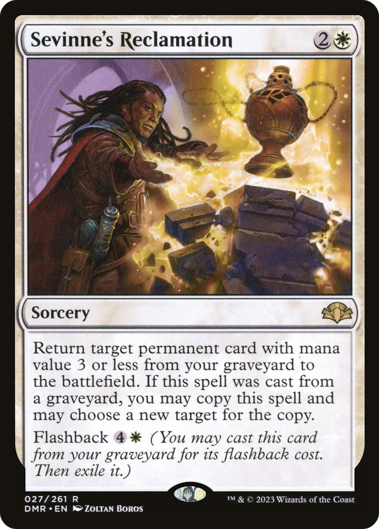 Sevinne's Reclamation [Dominaria Remastered] [Foil]